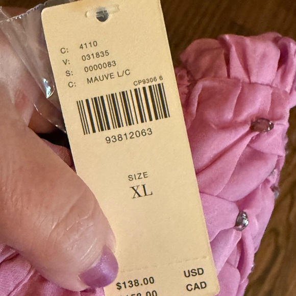 Maeve Pink Flutter Sleeve Smocked Blouse - Picture 5 of 6